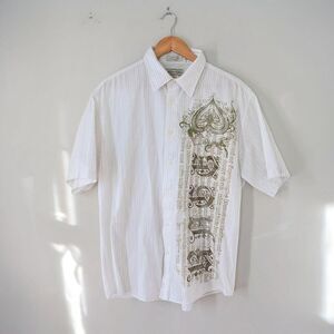 Eeight Men's White and Brown Polo-shirts